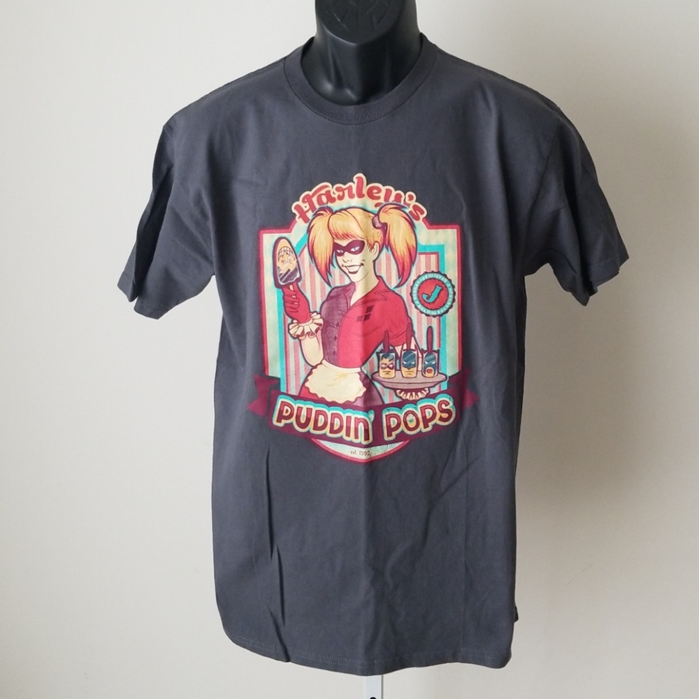 Harley's Puddin' Pops Tee Shirt M Harley Quinn